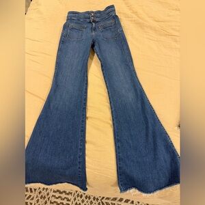 Veronica Beard Blue Flare Jeans-25
